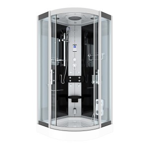 AcquaVapore D46-13T2 Dampfdusche 90x90 mit Regendusche, Handbrause und Massagedüsen.
