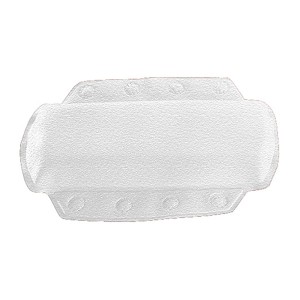 Weißes Kleine Wolke Nackenpolster Arosa für entspanntes Baden, 32x22 cm.