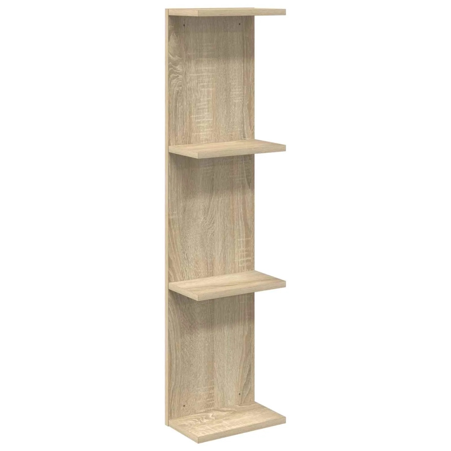 vidaXL Wandregal Sonoma-Eiche 22 x 15 x 100 cm Holzwerkstoff 8012440