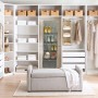 Relaxdays Schuhorganizer Kunststoff Grau Transparent Faltbar Hängend 15 Fächer 158 cm x 47,5 cm x 5 cm 0,21 kg_2