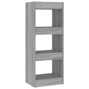 vidaXL Bücherregal/Raumteiler Grau Sonoma 40x30x103 cm Holzwerkstoff 813588