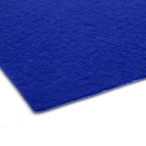 Blauer Primaflor Eventteppich Podium, Meterware. Ideal für Messen und Events.