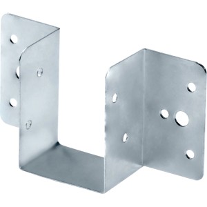 Verzinkter Balkenschuh Typ A, 50x65 mm, für Holzverbinder im Außenbereich.