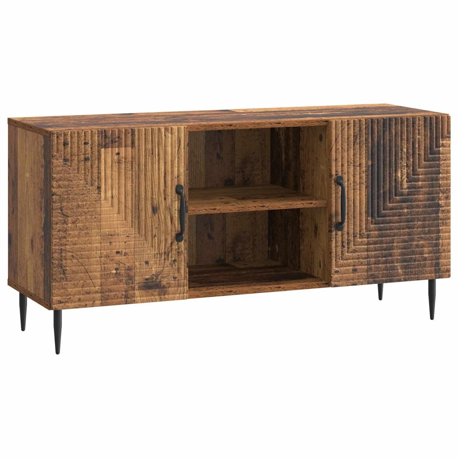 vidaXL TV-Schränk Altholz 102 x 34,5 x 50 cm Holzwerkstoff 894933