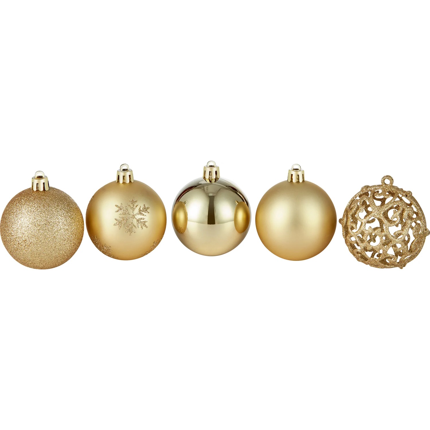 Baumschmuck-Set 25-teilig Goldfarben