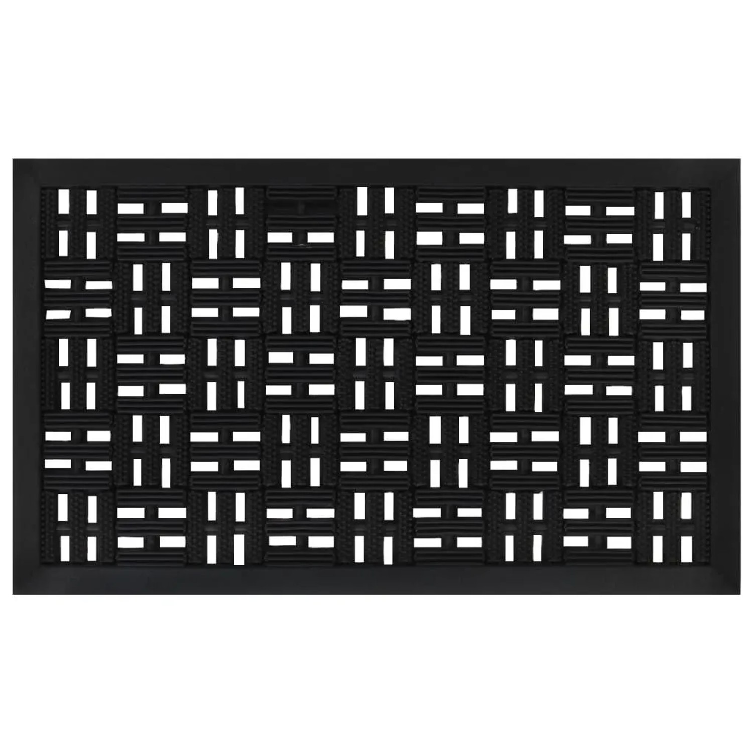 vidaXL Fußmatte Rechteckig 45x75 cm Gummi 155658 günstig online kaufen