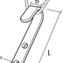 Conacord Flachhaken Stahl 67 mm x 20 mm_2