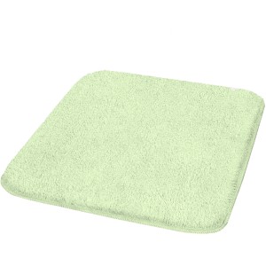 Grüner Kleine Wolke Badteppich Wilna, 50x60 cm, flauschig und pflegeleicht.
