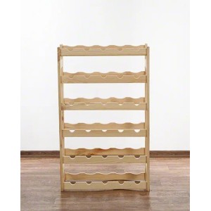 Weinregal aus Kiefernholz, unbehandelt, für 30 Flaschen. PROREGAL Pinotwine.