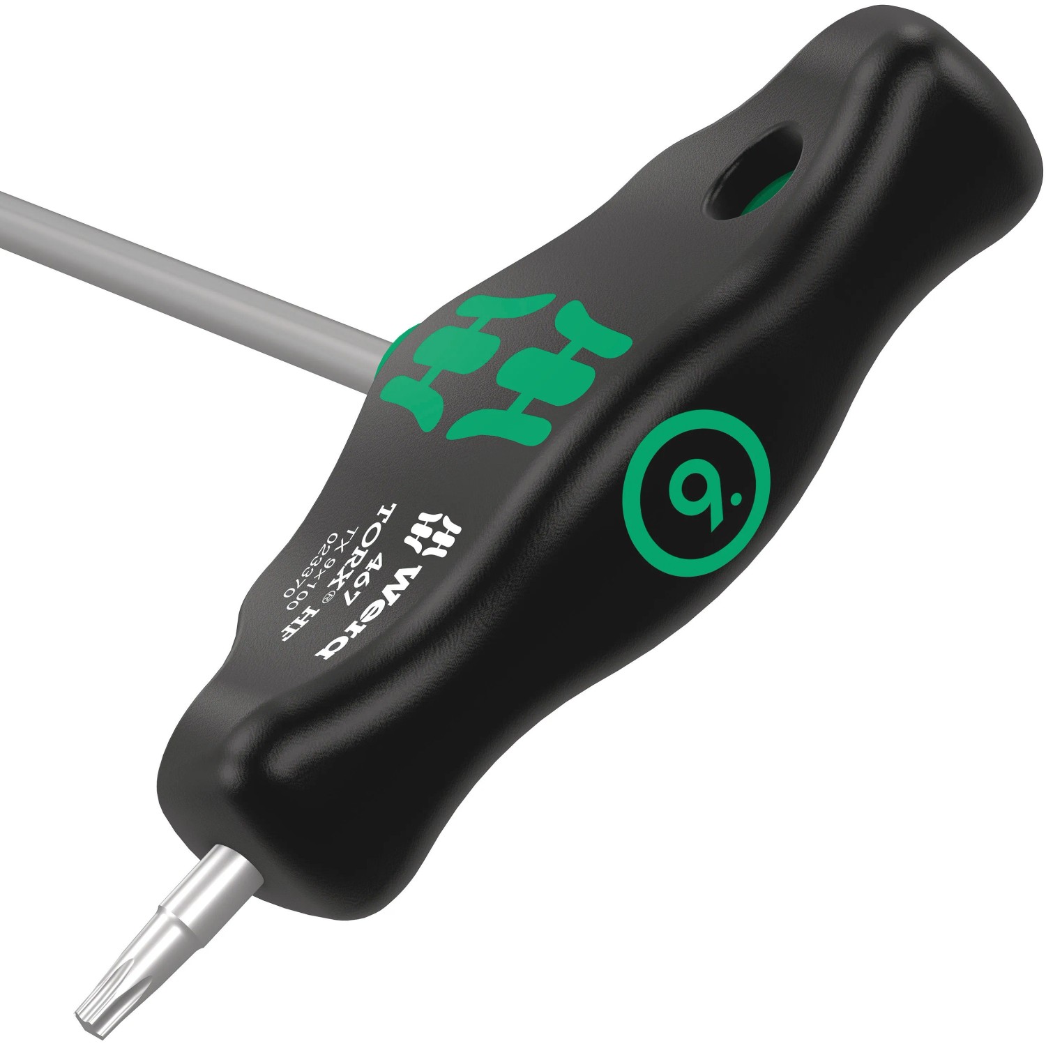 Wera Torx Quergriff-Schraubendreher TX 10 mit Haltefunktion, ideal für hohe Drehmomente.