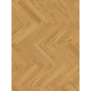 Parkett Trendtime 3 Living Plus Eiche Bardolino, Natur, matte Lackierung im Fischgrätmuster.