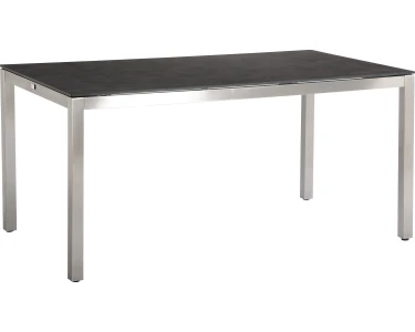 Tisch Marbella 160 cm x 90 cm Edelstahl/Ardesia kaufen bei OBI