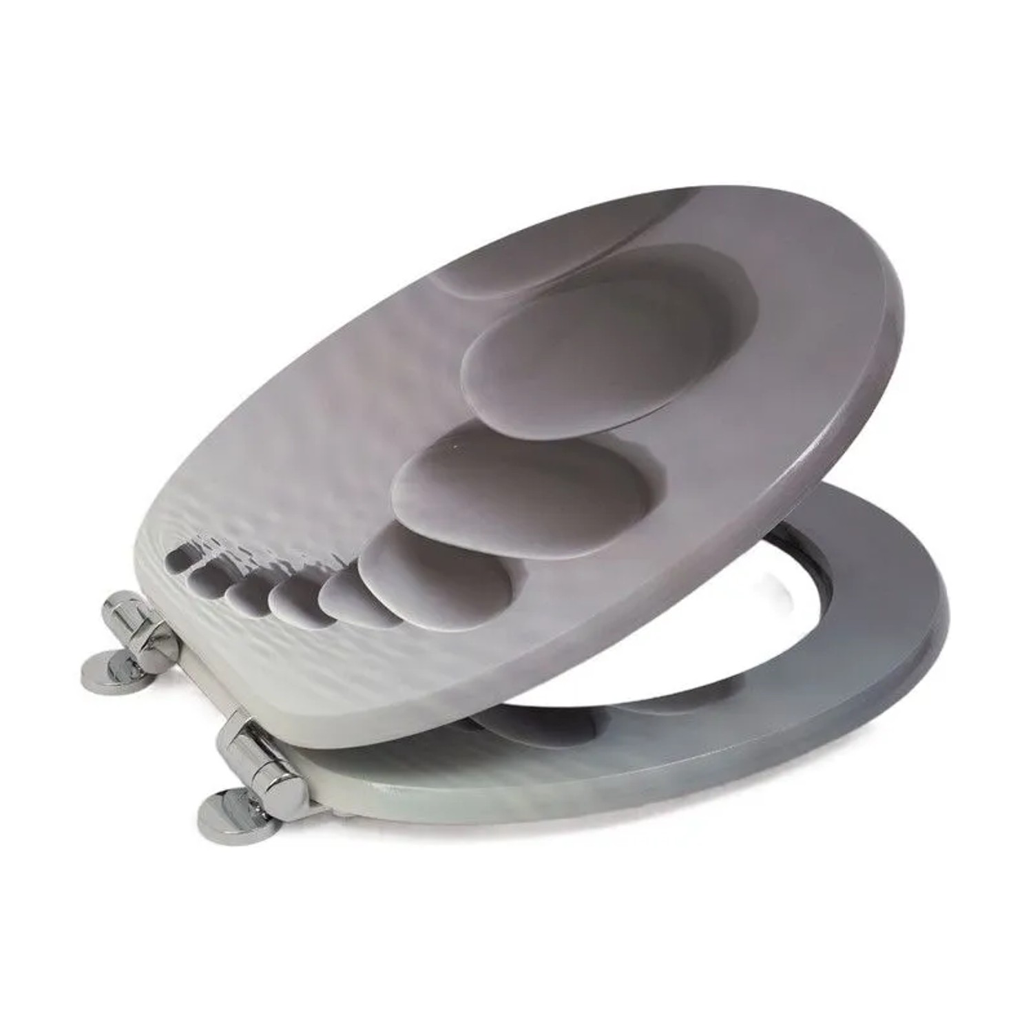 SINOBATH WC Sitz Mit Absenkautomatik MDF Holzkern H032 günstig online kaufen