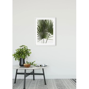 Komar Wandbild Palmtree Leaves, 50x70 cm, mit detailreichen Palmenblatt-Motiven.