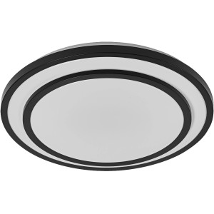 LEDVANCE LED-Deckenleuchte Orbis Berlin, schwarz, Ø 49,2 cm. Moderne Deckenlampe für Innenräume.