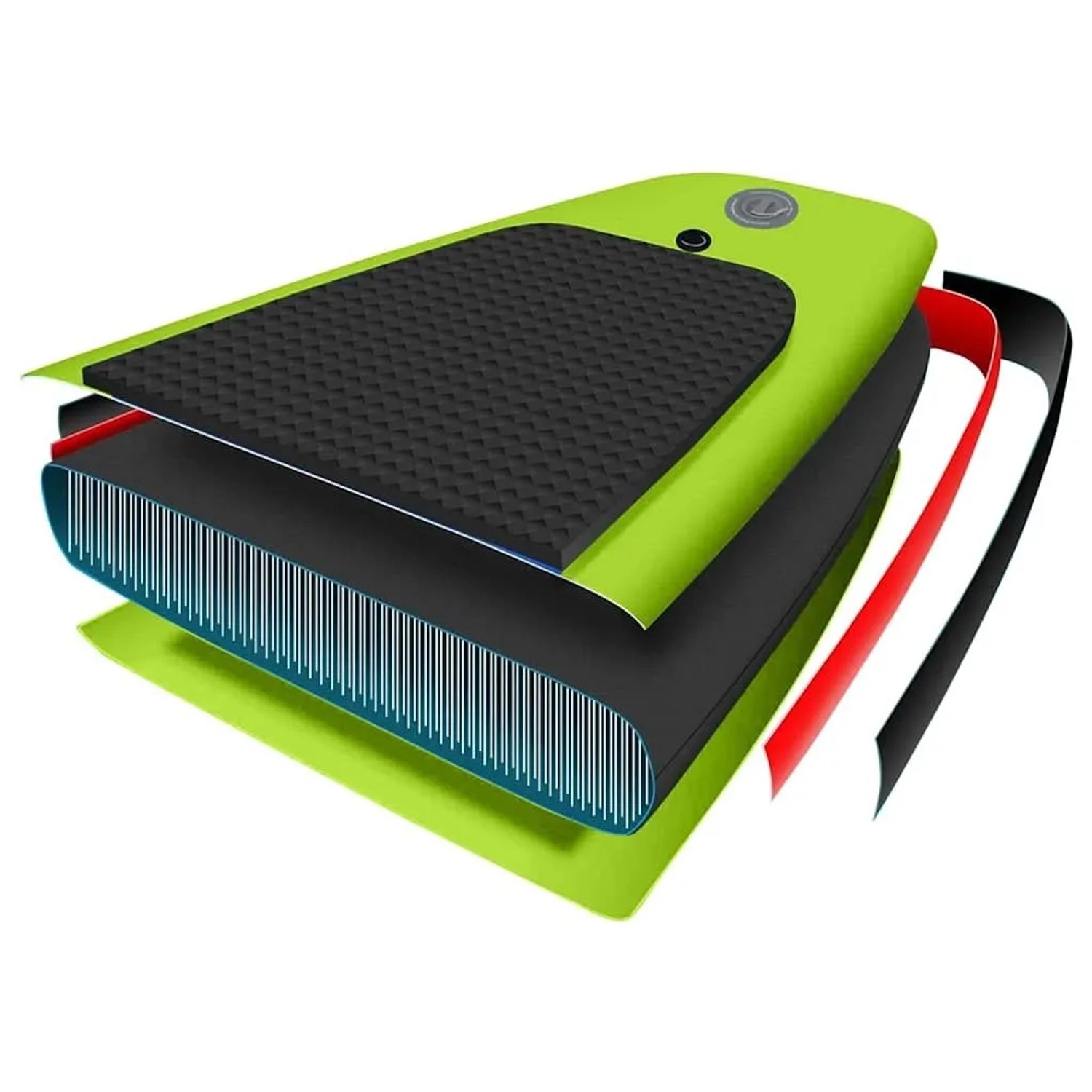 vidaXL SUP-Board-Set Aufblasbar Grün 330x76x10 cm 93387_9