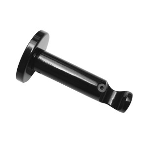 Gardinia Chicago Träger, offen, schwarz, 8 cm, für 20 mm Stangen.