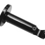 Gardinia Chicago Träger, offen, schwarz, 8 cm, für 20 mm Stangen.