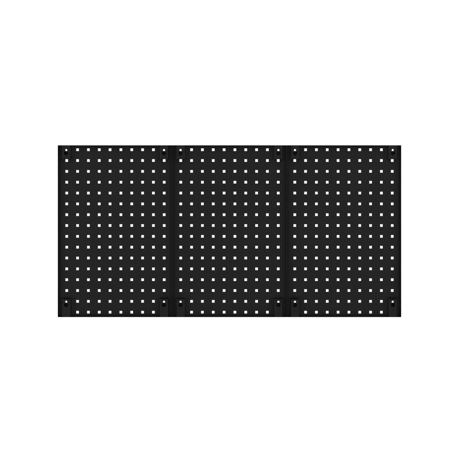 JAN NOWAK Werkzeugtafel PAULA, 120x60cm, All Black. Lochwand für Werkzeugschrank, Werkstatt.