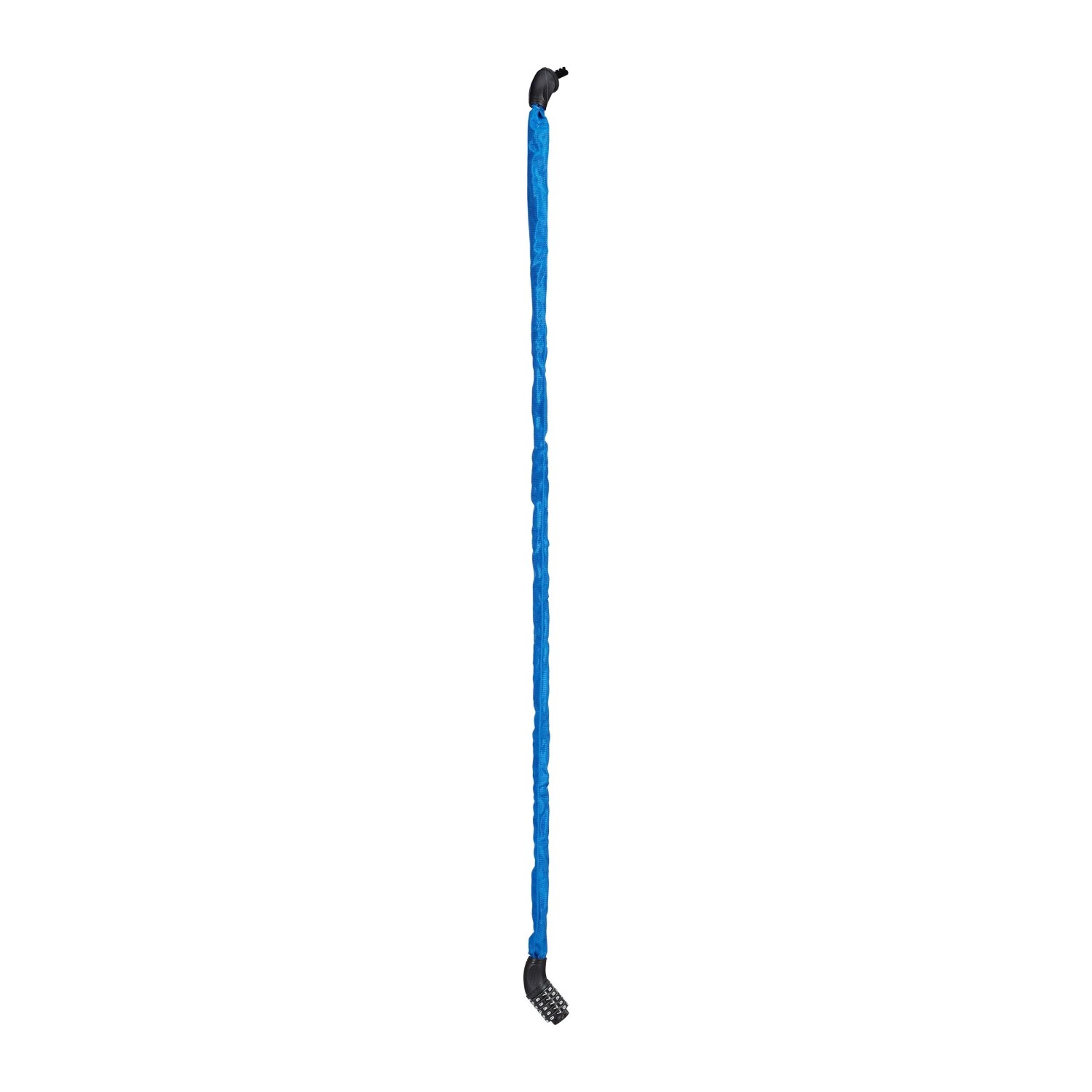 Relaxdays Fahrradschloss Stahl Blau 5-stellig 120 cm 0,85 kg