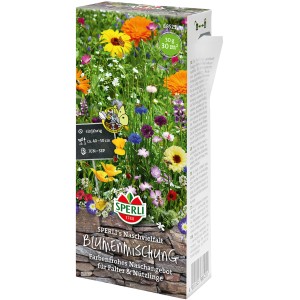 Sperli Blumenmischung Naschvielfalt: Farbmix für Insekten, Sommerblumen für Beet und Garten.