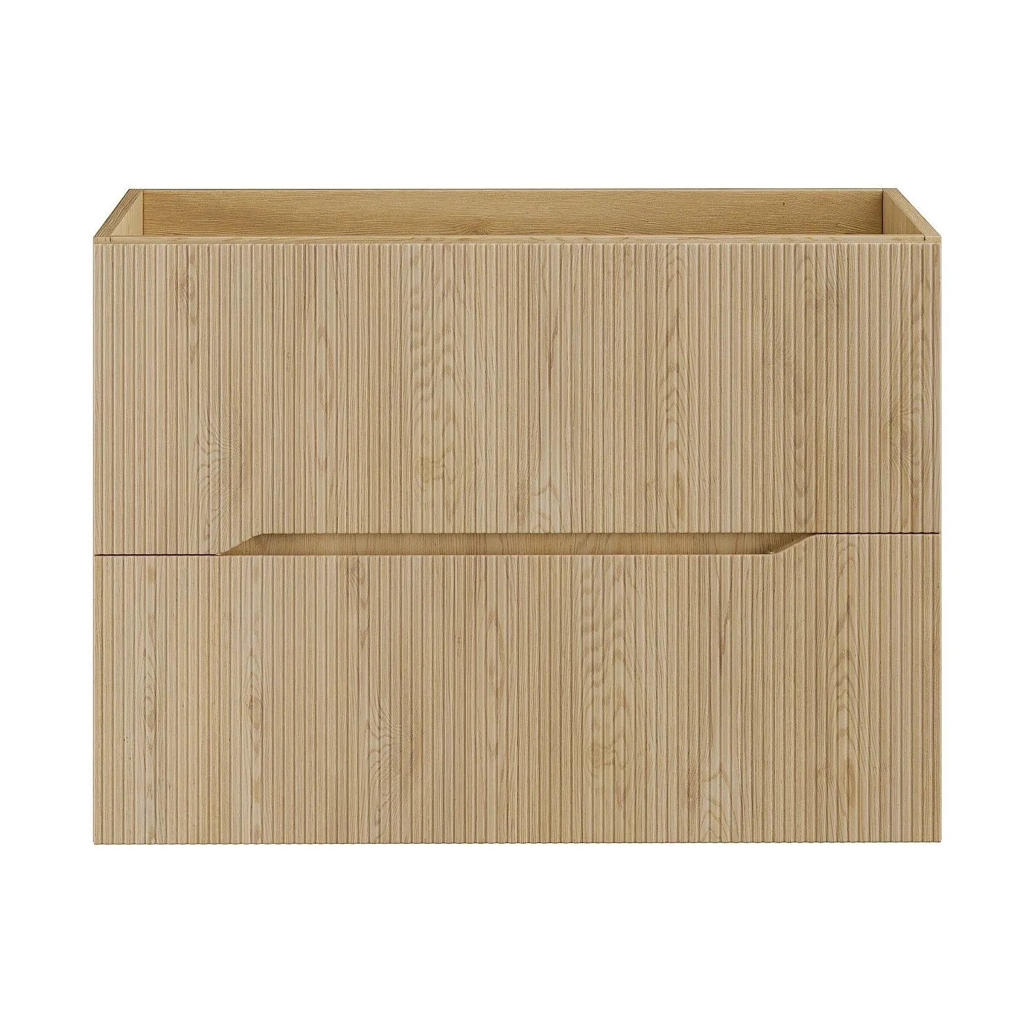 Vente-unique Waschbeckenunterschrank Oriso Naturfarben Hell 80 cm