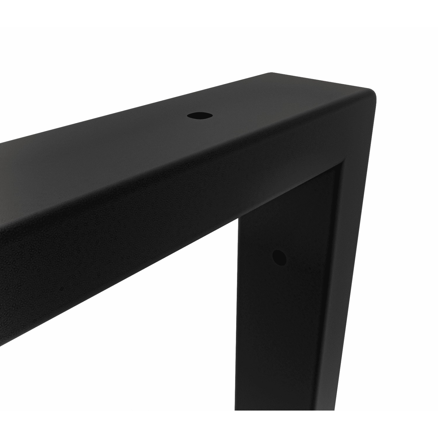 HEVVA Waschtischhalterung LAHN 35 cm Tief 2er Set Schwarz_9