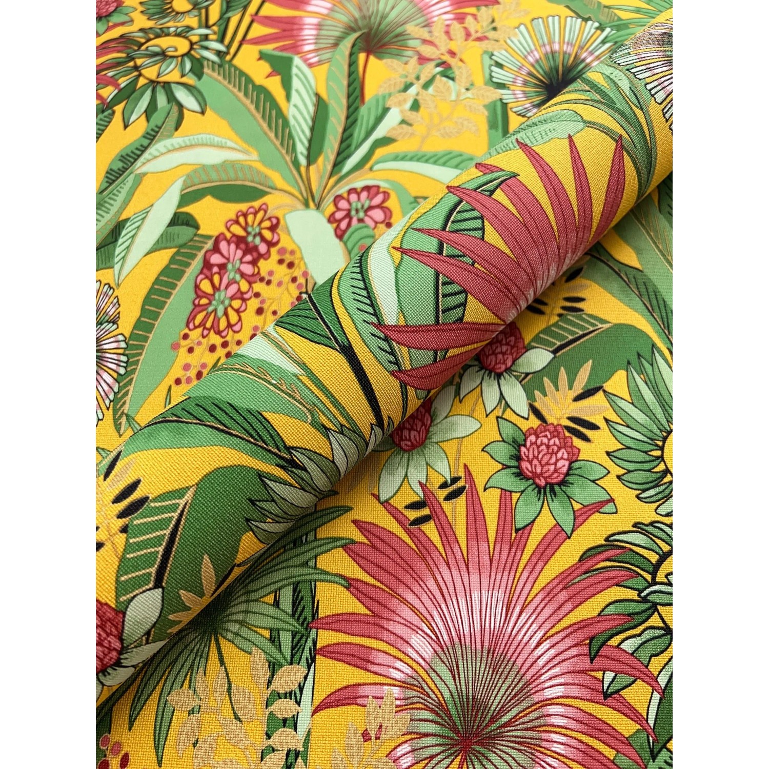 Newroom Vliestapete Nanika Yellow Dschungel Modern FSC® günstig online kaufen