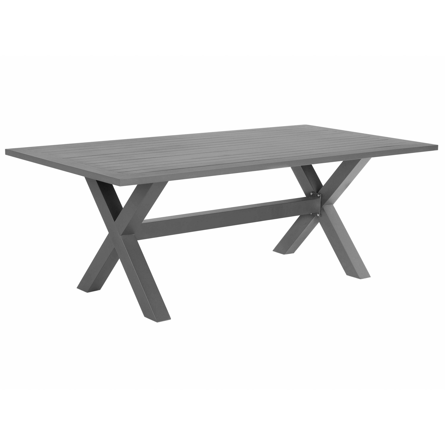 Beliani Gartentisch CASCAIS Grau 200x105x74 günstig online kaufen