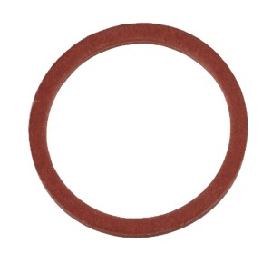 Rote Kirchhoff Vulkanfiber Dichtung, 26,5x32x1,5mm, 3er-Set für Wasser- und Heizungsanschlüsse.