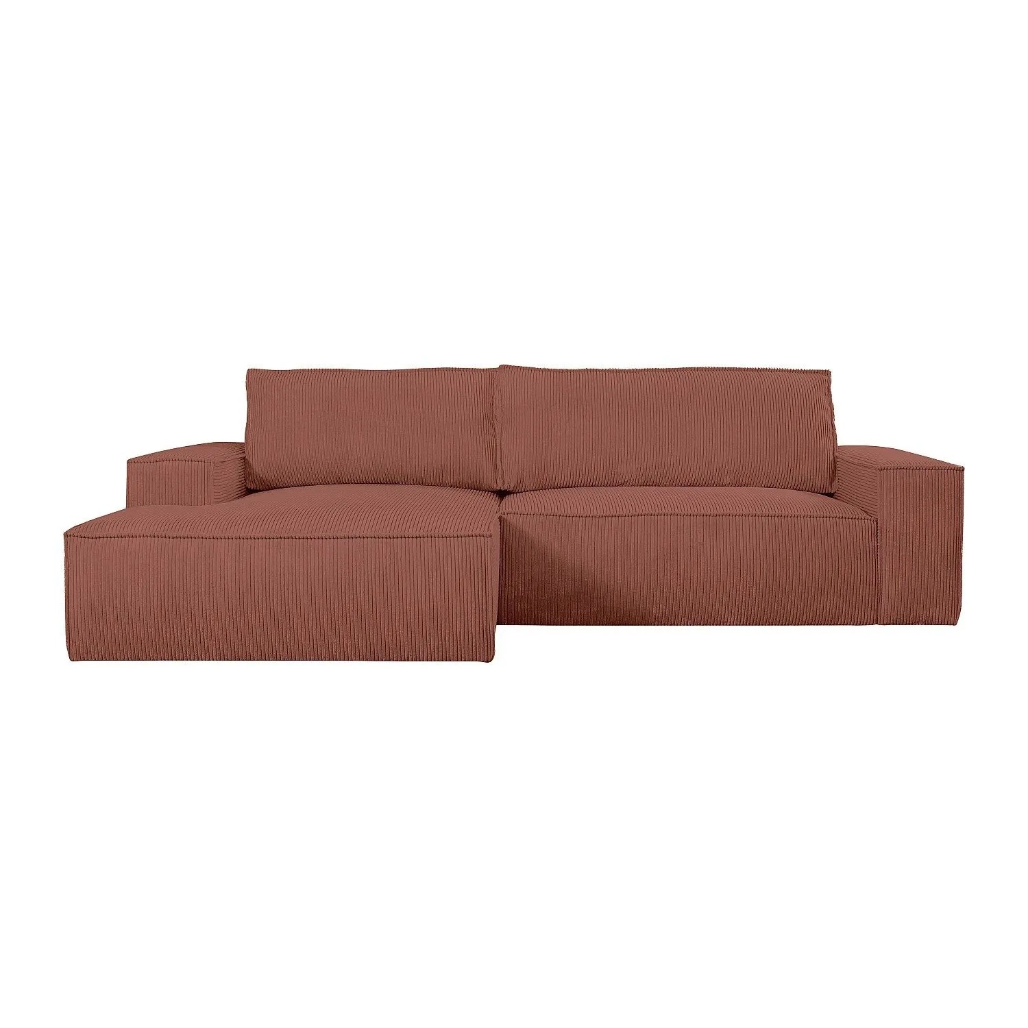 Vente-unique Schlafsofa Amelia Rosa 267 cm