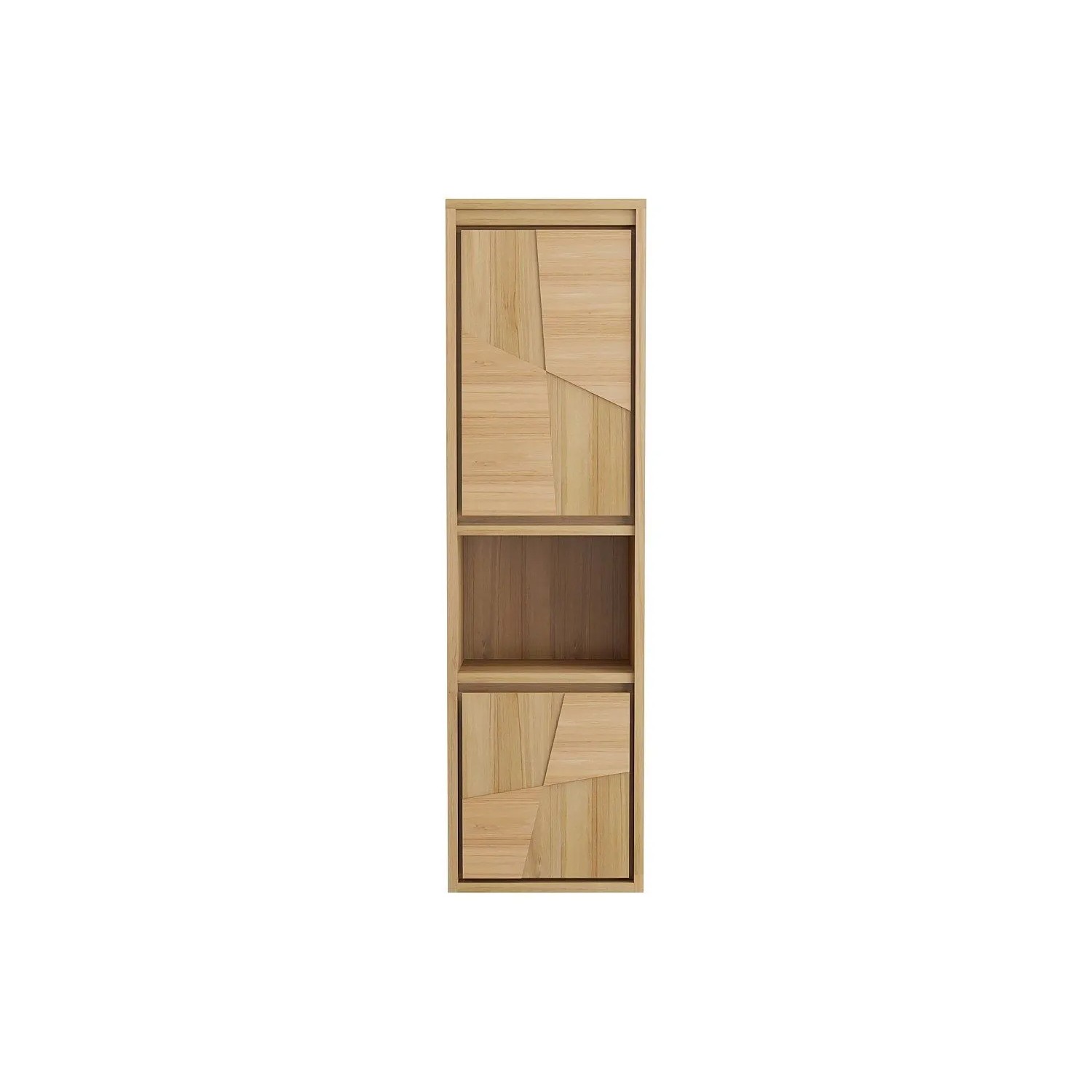 Vente-unique Badschrank Sumbawa Naturfarben Hell 40 cm