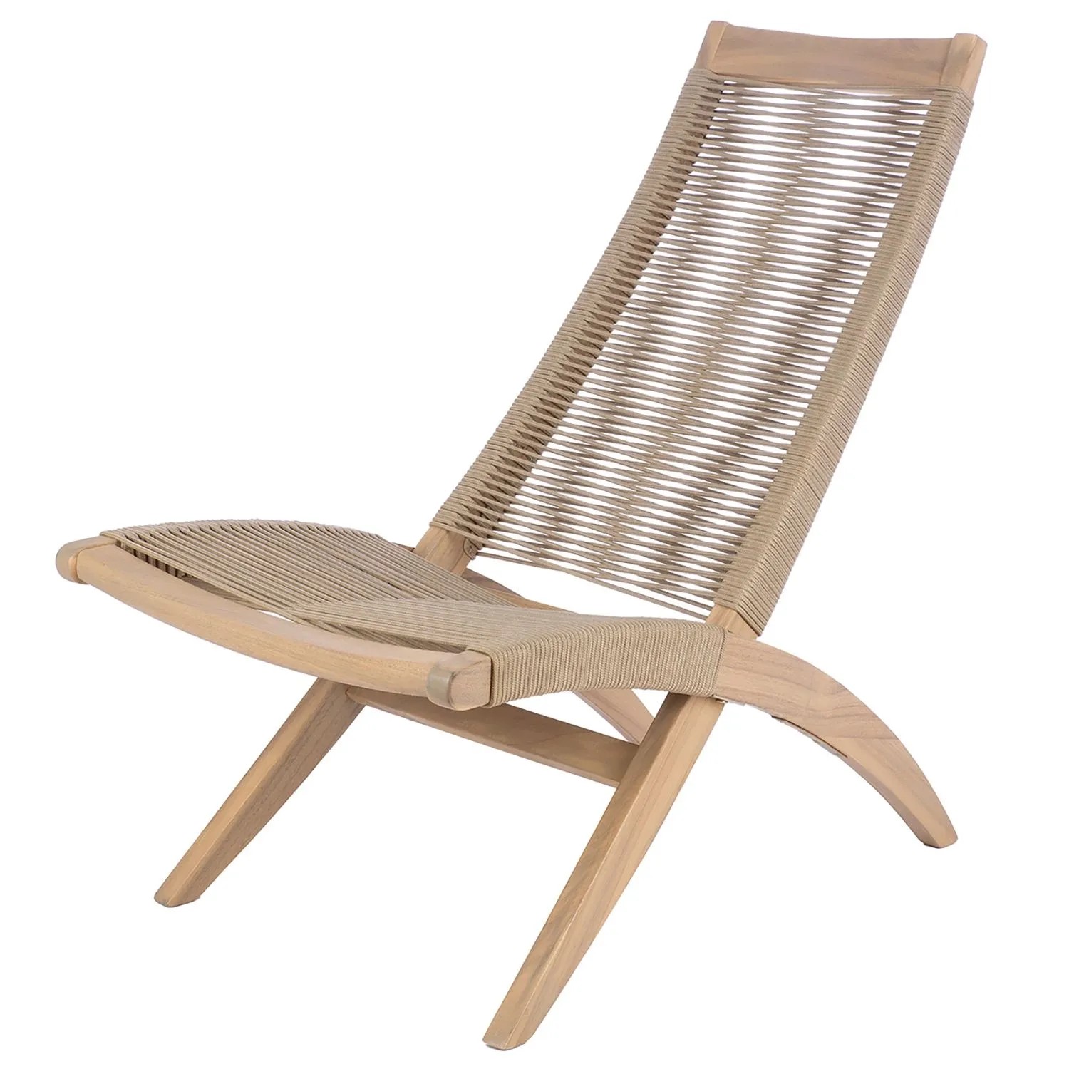Gilde Stuhl Bali Naturfarben 89 cm x 56,5 cm