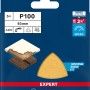 Bosch Expert Schleifblätter C470, 93x93mm, K100, 5 Stück, für Deltaschleifer.