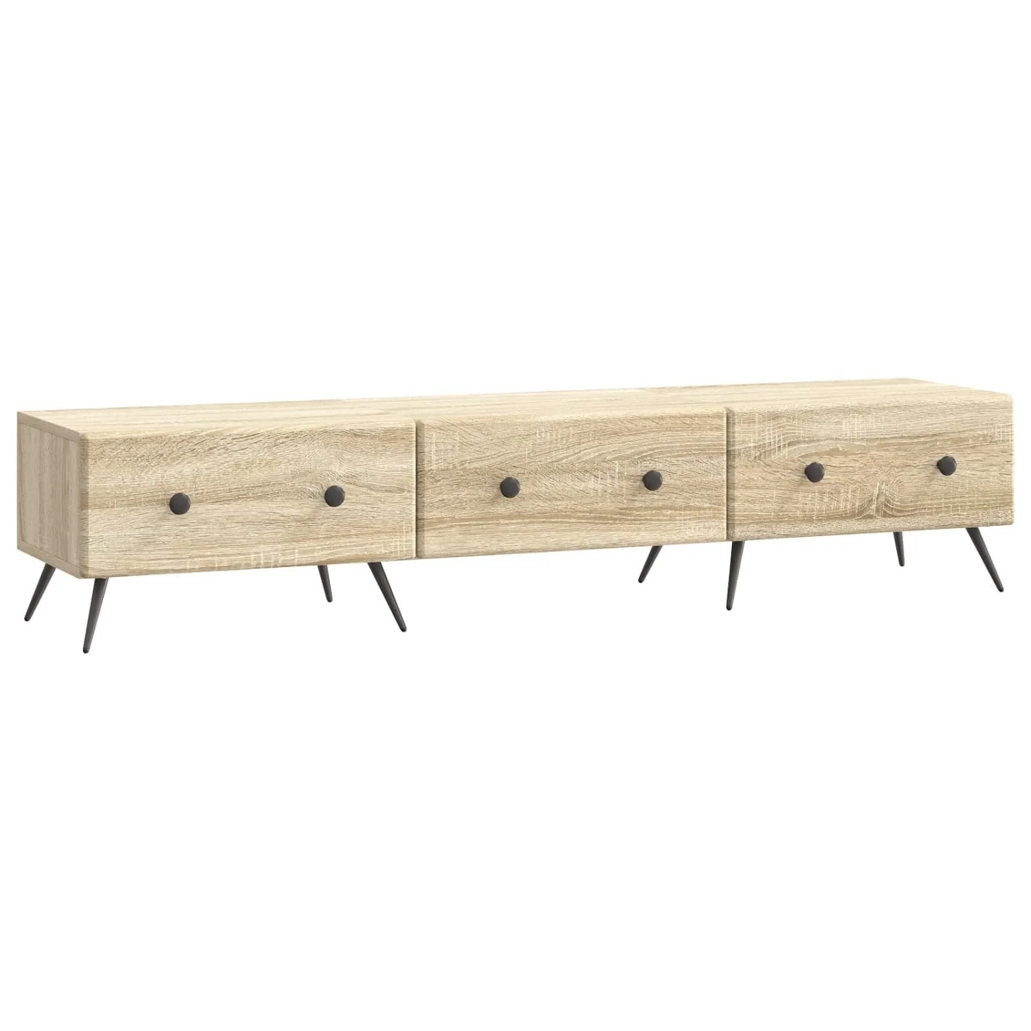 vidaXL TV-Schränk Sonoma-Eiche 147 x 34,5 x 30 cm Holzwerkstoff 895627