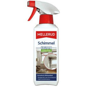 Mellerud Schimmel-Entferner Chlorfrei 250ml Flasche mit Sprühkopf, zur Reinigung und Pflege.