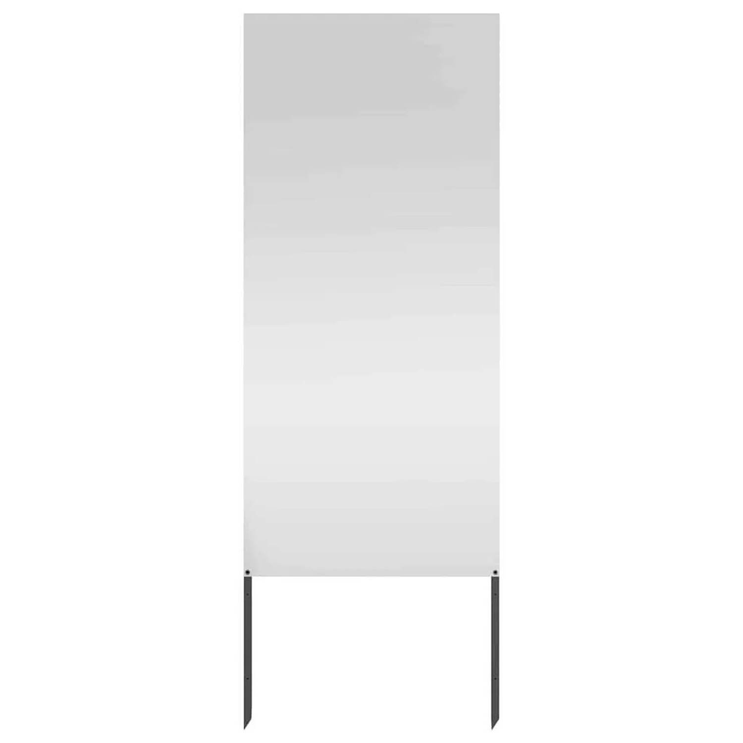 vidaXL Garten Sichtschutz-Leinwand Silber 50 x 140 cm Verzinkter Stahl 876292