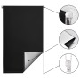 Sol Royal Thermorollo SolReflect T42, 100x160cm, Schwarz, mit Details zur Thermobeschichtung und Kettenzug.