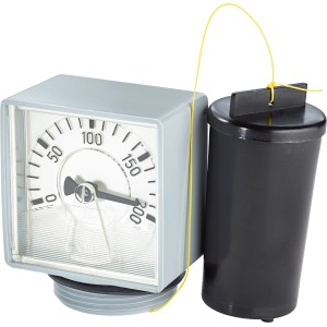 Tankinhaltsanzeiger für Heizöl-Tanks bis 2000mm Höhe mit gut ablesbarer Skala.