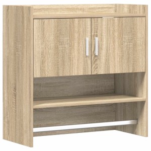 vidaXL Wandregal Wandhalterung Sonoma-Eiche 80 x 36 x 80 cm 8011381
