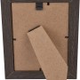 Rückseite des braunen MDF-Bilderrahmens Yosemite 13x18 cm mit Aufsteller.