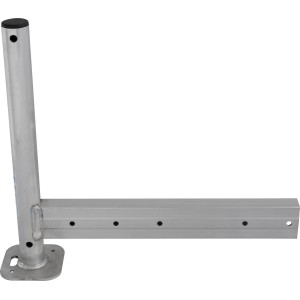 Krause Schiebetraverse ClimTec für Gerüstbau, silbernes Aluminium.