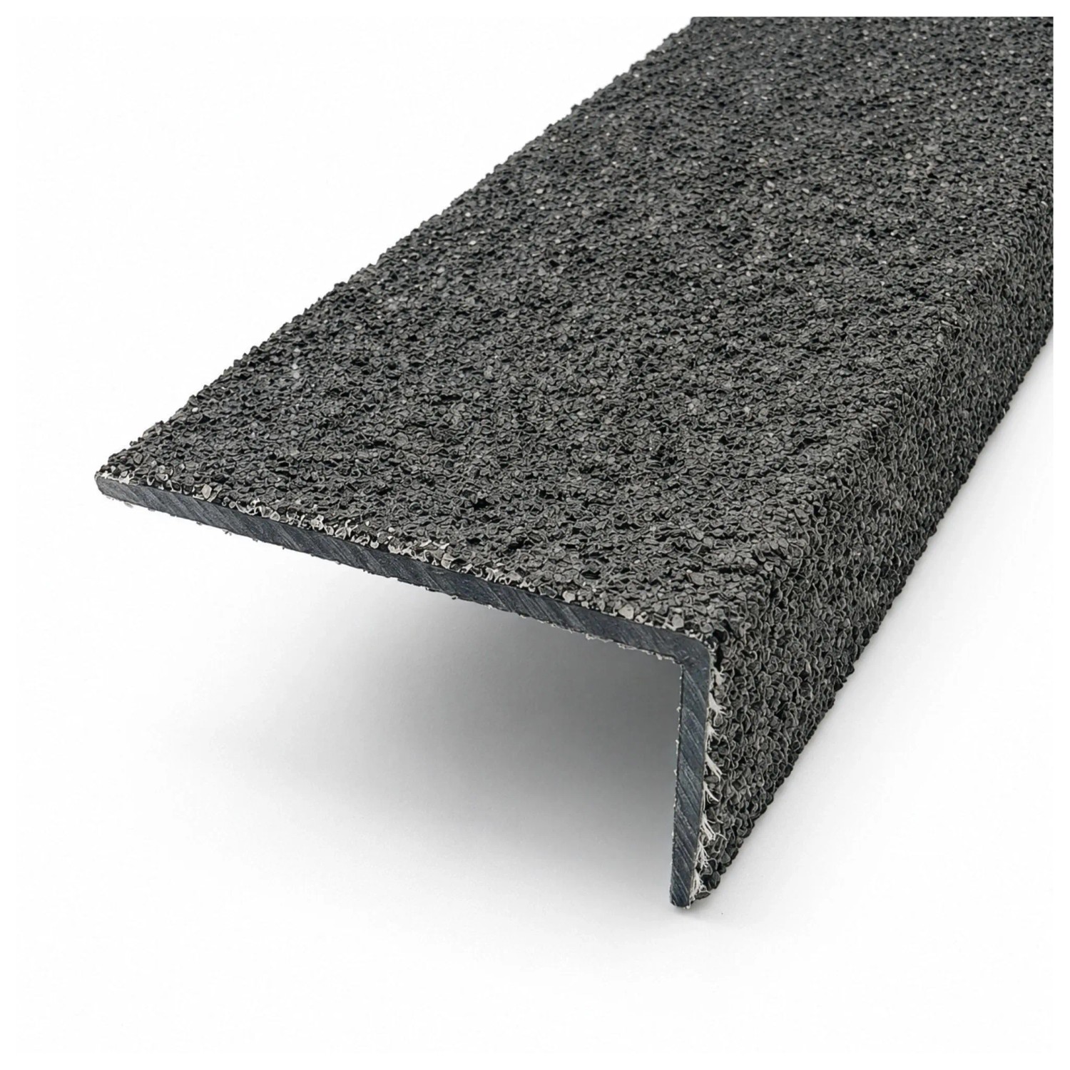 Floordirekt Treppenkantenprofil Core GFK-Profil mit Kante Aluminiumoxid-Beschichtung 100 cm