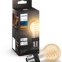Philips Hue E27 LED-Lampe, A60 Filament, 550 lm, warmweißes Licht, Vintage-Look.