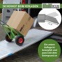 TRUTZHOLM Alu-Breitrampe 305x80 cm, geriffelt, für sicheres Verladen von Karton in Transporter. Flexible Auflage passt sich an.