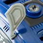 Detailaufnahme: Blauer CF Poolroboter CF100CL mit Akku. Poolreinigung leicht gemacht.