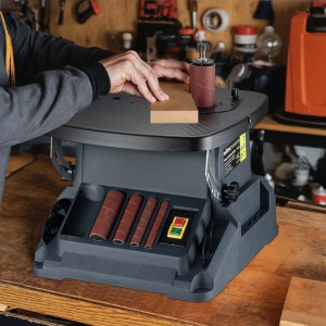 Wiltec Spindelschleifer Oszillierend 500W Bandschleifer Schleifmaschine Werkzeug