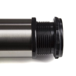 SOTECH Möbelfuß JIM Echt Edelstahl Gebürstet Ø50 mm Höhe 200 mm