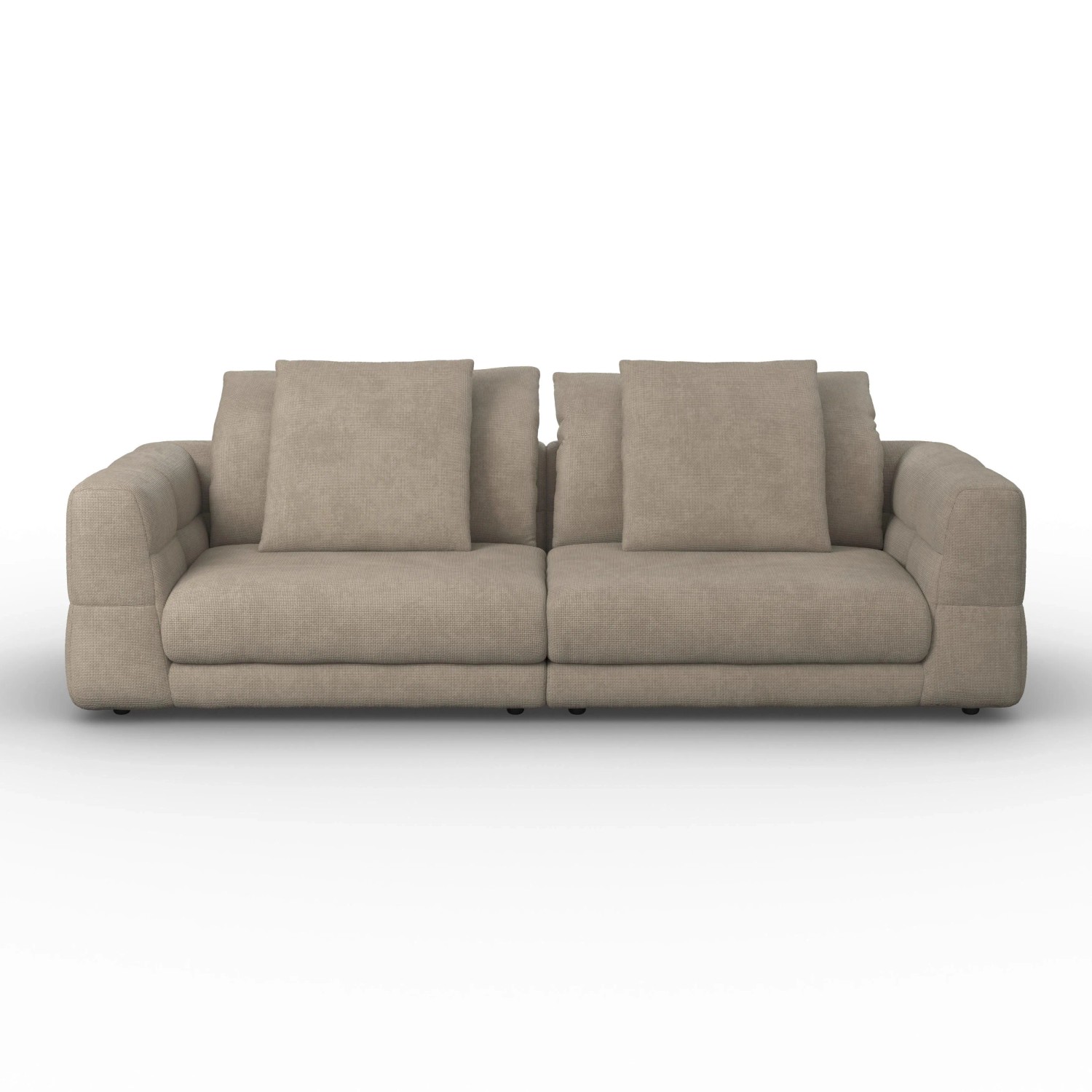 Bessagi Home Sofa Lea Chenille Beige