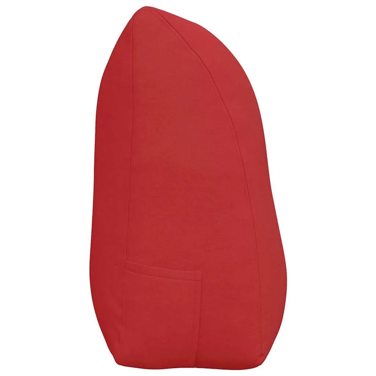 Rotes, ergonomisches vidaXL Rückenkissen aus Stoff, 100x24x50 cm, für bequemen Halt.